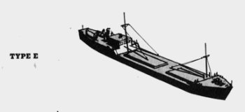 Diagram of 2E-class Japanese cargo ship