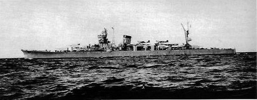 Photograph of Agano-class cruiser