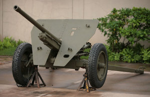 Photograph of 47mm Type 1 antitank gun