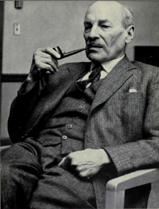 Photograph of Clement Attlee in 1957