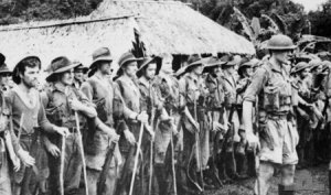 Photograph of Australian militia after the Kokoda campaign