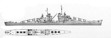 Schematic of USS Atlanta