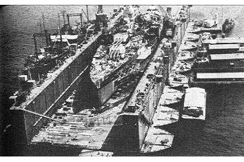 Photograph of ABSD floating dock