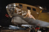 Close up of nose of B-17