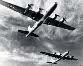 Ventral view of B-29s in flight