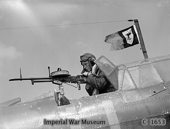 Photograph of Vickers 0.303 machine gun as cockpit gun