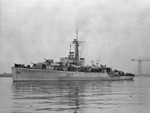 Photograph of HMS Black Swan