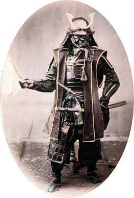 Samurai warrior, ca. 1860