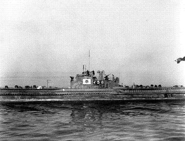 Photograph of IJN I-58, a B3 class submarine