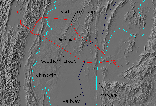 Digital
        relief map of LOINCLOTH