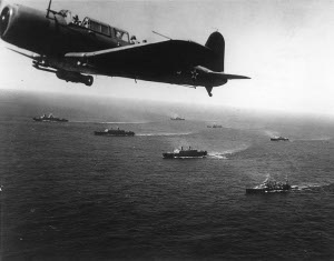 Photograph of convoy WS-12