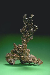 Photograph of native copper