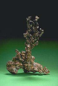 Photograph of native copper