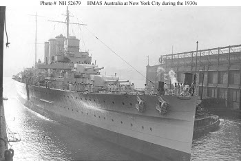 Photograph of County-class cruiser