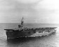 Port side view of Casablanca-class escort carrier