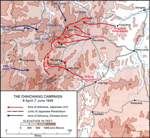 Map of Chihkiang campaign