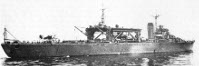 Rear view of Chitose class seaplane carrier