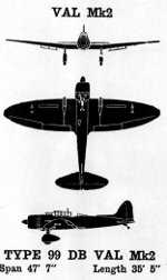 3-view diagram of D3A "Val"