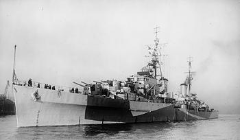 Photograph of Dido class cruiser