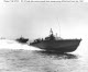 Photograph of bow of Elco-class PT boat