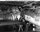 Wildcat being assembled in hangar deck