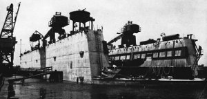 Photograph of ARDC
          floating dock