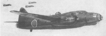 Photograph of G4M
                "Betty" bomber