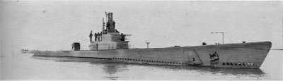 Photograph of Gato-class submarine