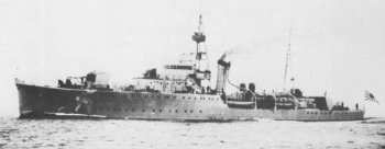 Photograph of Hashidate-class gunboat