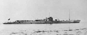 Photograph of Japanese submarine I-6
