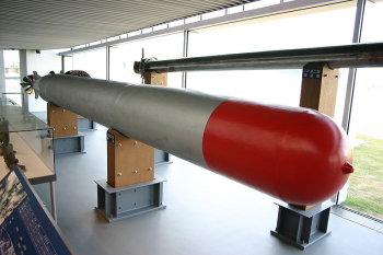 Photograph of Japanese Type 95 submarine torpedo