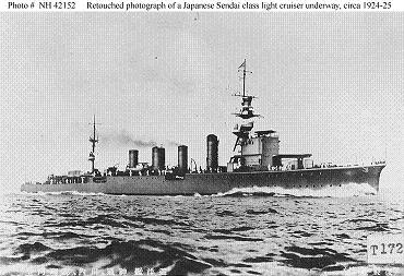 Photograph
                  of IJN Jintsu