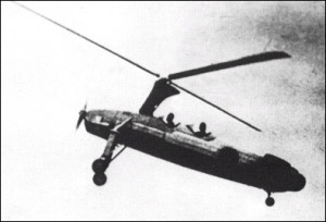 Photograph of Ka-1 autogyro