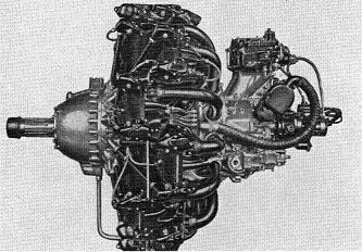 Photograph of Japanese Kasei 12 aircraft engine