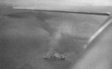 Photograph of Kongo Maru sinking