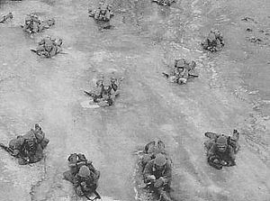 Photograph of Kwantung Army troops on maneuvers
