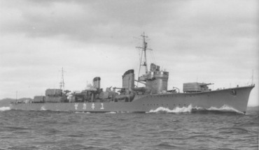 Photograph
                  of IJN Yukikaze, a Kagero-class destroyer