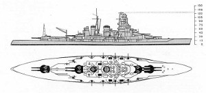 ONI 222 schematic for Kongo class