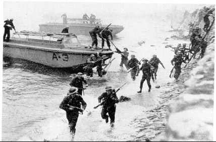 Photograph of LCPL on landing maneuvers