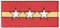 Japanese Army sergeant major
              insignia