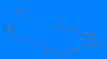 Digital relief map of Majuro Atoll