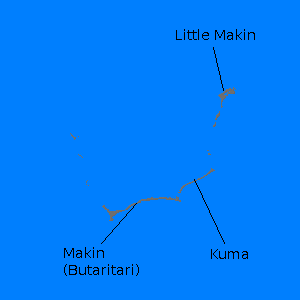 Relief map of Makin