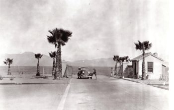 Photograph of March Field main gate