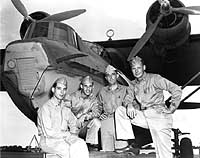 Crew of PBY who
        torpedoed a tanker on 3 June 1942