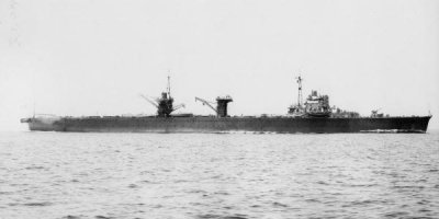 Photograph of Japanese seaplane carrier Mizuho