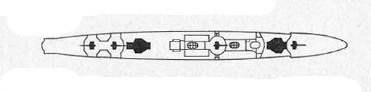 Schematic of IJN Mutsuki