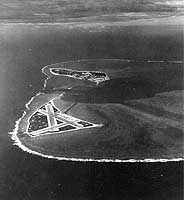 Aerial photograph of Midway