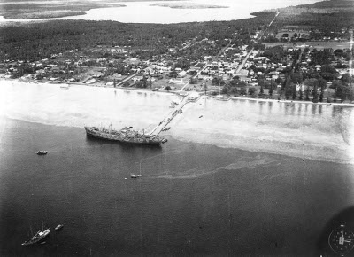 Photograph of the anchorage at Nuku'Alofa, Tongatabu