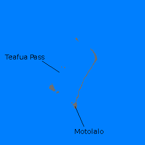 Relief map of Nukufetau