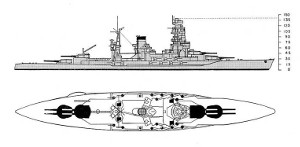 Schematic of Nagato